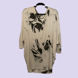 Grey Violet Tunic Dress